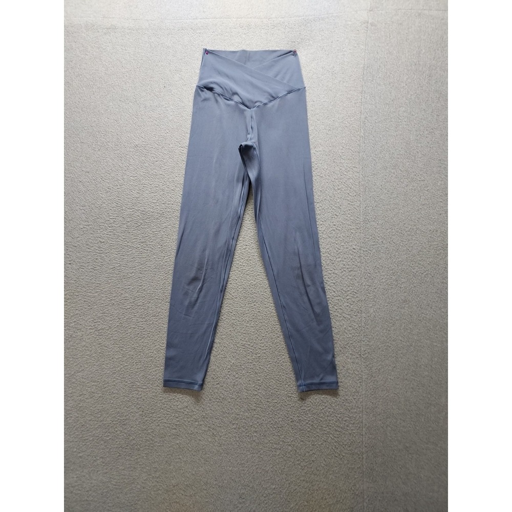 Offline By Aerie Women Athletic Leggings S Gray High Waistband Pull On Active